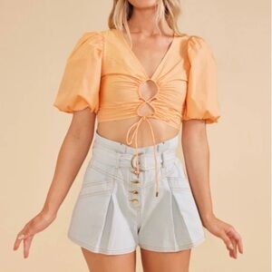 Pink Mink Piper Crop Top